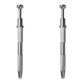 2Pcs Non-slip 4 Claws Tweezer Portable Pick Up Puller 4-Claw IC Chip Extractor Gems Parts