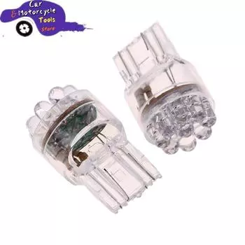 2Pcs/pack DC 12V T20 7443 7440 9LED Car Brake Light Bulb Auto Stop Turn Signal Light Lamp Auto Car Signal Light Lamp LED Bulbs