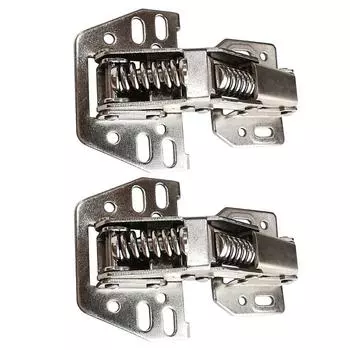 2Pcs/Pack Hinges DIY Swing Up Overhead Cupboard Stay Hinges серебряный