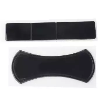 2Pcs Pack Strong Sticky Nano Rubber Universal Gel Pad Car Phone Bracket Holder Black