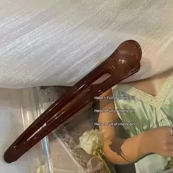 2Pcs/Pair Big 12cm Edge Clip Hairpin Plus Size Fish Beak Clip Hair and Duck Beak Clip Hairpin Hair Accessories For Women Girls