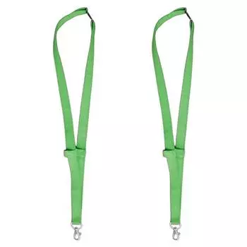 2Pcs Plain Fabric Pen Lanyards with Pen Glasses Holder Anti-Loss Student ID Badge Lanyard Practical Work Lanyard for Doctors Nurses Teachers 2pcs