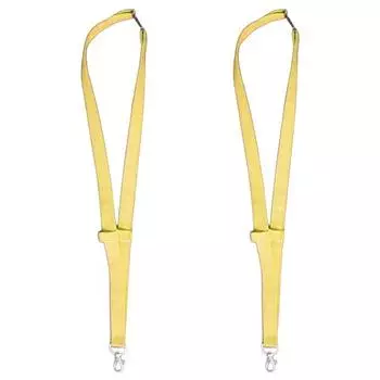 2Pcs Plain Fabric Pen Lanyards with Pen Glasses Holder Anti-Loss Student ID Badge Lanyard Practical Work Lanyard for Doctors Nurses Teachers 2pcs