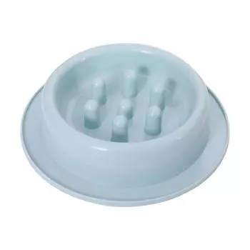 2pcs Plastic Pet Feeding Basin Round Pet Food Dispenser Multi-use Dog Feeder Container
