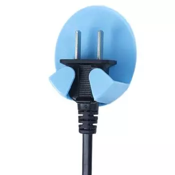 2Pcs Practical Gum Hooks Plug Hooks For Household Usage Colors Random