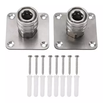 2Pcs Pressure Washer Foam Cannon Holder 1/4inch Quick Connect Stainless Steel Pressure Washer Nozzle