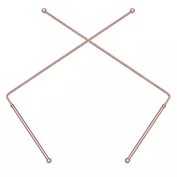 2Pcs Professional Dowsing Rods Adjustable Divination Rod Measuring Instruments Soul Communication