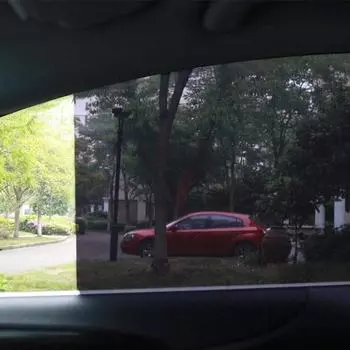 2 шт. ПВХ автомобильный солнцезащитный козырек на окно электростатическая наклейка солнечная пленка тень УФ-протектор