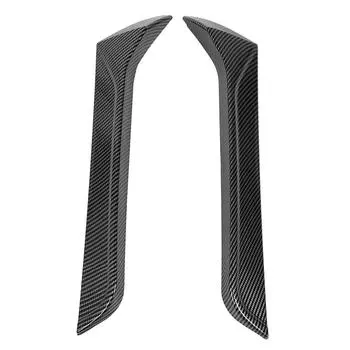 2PCS Rear Window Side Spoilers Left Right Block Rainwater Decorative ABS for A11 MK1 R TSI TDI 2017