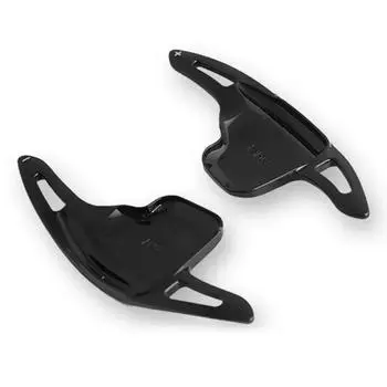 2pcs Red/ Black/ Carbon Fiber Car Steering Wheel Shift Paddles Fit For BMW X2 X3 X4 X5 X6 F16 F15 F26 F25 F39 F48 I8 Z4 E89 чёрный