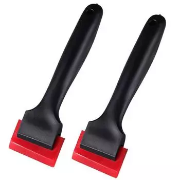 2pcs Removable Film Sticking Scraper Lightweight Cleaning Tool Widely Used Small Squeegee Glass