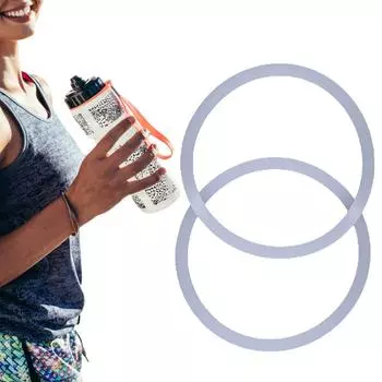 2Pcs Replacement Stopper Silicone Cap Mouth Plug Gasket Water Bottle Top Lid Gasket for Owala FreeSip 20-40oz Accessories белый