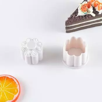 2 шт./набор 3D-формы для печенья-цветка, помадка, формы для выпечки шоколадного печенья своими руками
