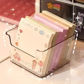 2pcs/set Boxes Drawer Organizer With Non-slip Polka Dots On The Bottom Clear Dresser Cosmetic Tray, Closet Acrylic Makeup Holder