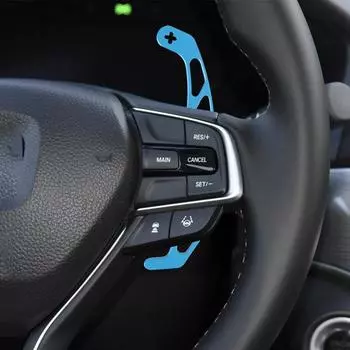 2Pcs/Set Car Steering Wheel Shift Paddle Shifter Extended For VW GOLF GTI R GTD GTE MK6 7 POLO Scirocco volkswagen Accessories серебряный