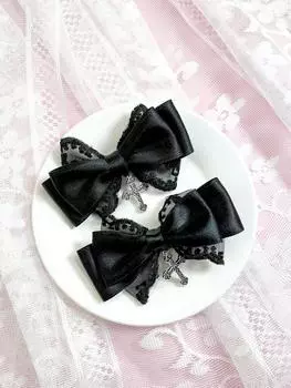2pcs/set Dark Gothic style women s hair accessory hair clip