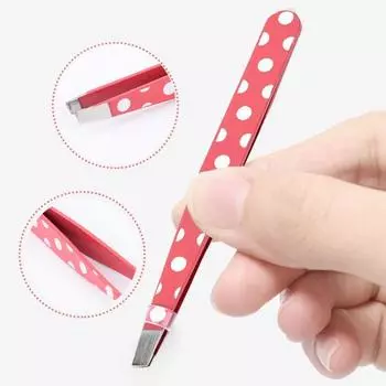 2 шт./набор пинцетов для бровей, противоскользящие, нержавеющие, из нержавеющей стали, профессиональные, наклонные, для удаления бровей для женщин 2pcs