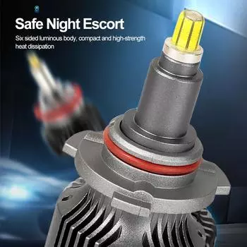 2pcs/set H7 Super Bright Led Lamps Bulbs Canbus Led Headlight H11 9005 9006 9012 Led Fog Light 6000K White DC9-36V 29000LM