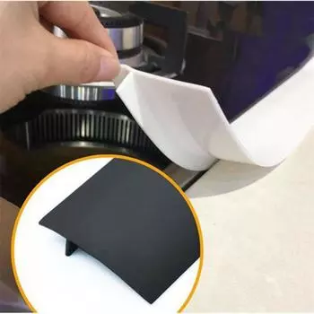 2Pcs/Set Kitchen Decor Silicone Stove Counter Gap Cover for Cooker Worktop Spill Guard Seal Filler Tape Stickers Home Decoration 21 x 2.20 x 0.39 in