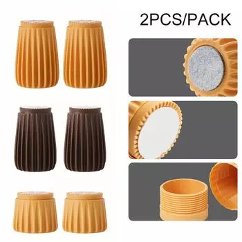 2pcs/set Leg Risers Bed Stabilizer Wall Protective Stopper Headboard Stopper Anti-collision Pad Heavy Duty Furniture