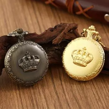 2 шт./комплект, роскошные женские карманные часы, женские классические карманные часы, модные женские карманные часы с цепочкой и коробкой, идеальный подарок для леди.