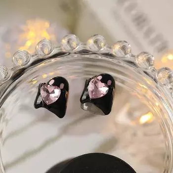 2Pcs/set Manicure Material Halloween Ghost Nail Decorations DIY Nail Ornaments Nail Supplies Halloween Ghost Nail Accessories