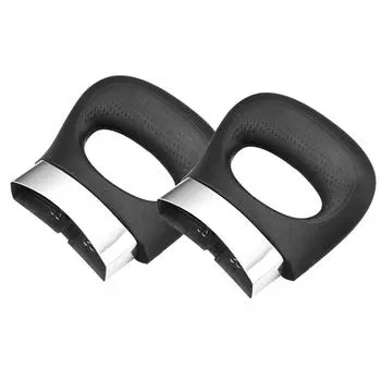 2pcs Short Pot Handle Kitchen Cooking Tool Accessories Bakelite Grip Anti Scalding Side Single Hole Pressure Pan Plastic Handle