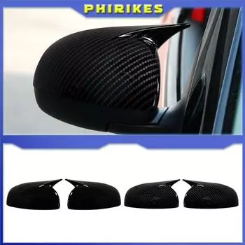 2PCS Side RearView Mirror Cover Caps For Skoda Fabia 2008 2009 2010 2011 2012 2013 2014 Car Styling Accessories
