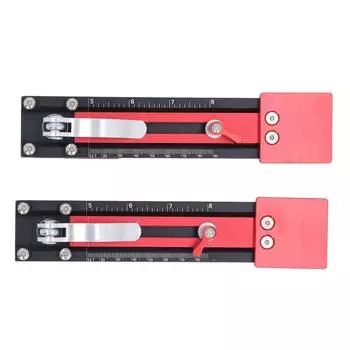 2 шт. Раздвижной монтажный калибр из алюминиевого сплава, прозрачные стандартные шкалы, раздвижной монтажный инструмент