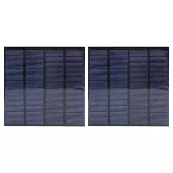 Модуль солнечной батареи 2 шт. с кабелем 1 метр, ручное управление, 12 В, 150 мА