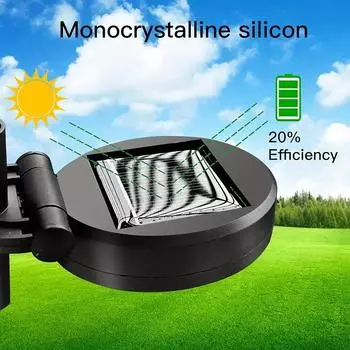 2pcs Solar Garden Stake Lights RGB Bubble Rods With Color Changing LED Energy Efficient Solar Powered Pathway Light