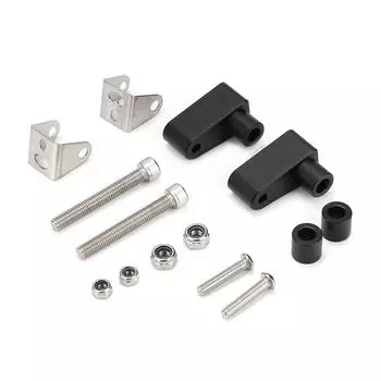 2pcs Spirit Beast Royal Enfield Aluminum Alloy Chopper Motorcycle Modified LED Spotlights Bracket Holder for Xciting 250 300 чёрный