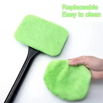 2pcs Spotless Car Window Cleaning Brush Kit - Windshield Cleaning Wash Tool for Crystal Clear Views!
