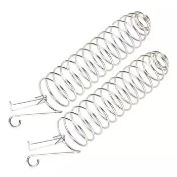 2Pcs Stainless Steel Bird Parrot Safety Lock Buckle Feeding Device Foraging Food Basket