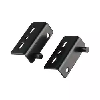 2pcs Stainless Steel Concealed Shaft Multifunction Upper Lower Hinge Clips Furniture A