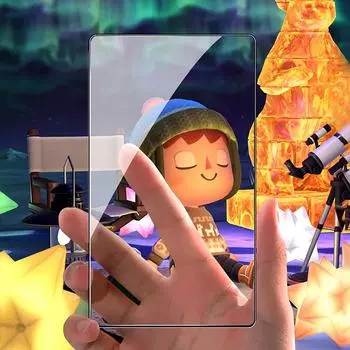 2pcs Tempered Glass HD Protective Film Guard for Switch OLED Game Console #