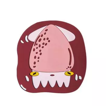 2PCS Thickened Hair Catcher Soft Shower Suction Cup Creative Sink Strainer Bathroom Style B