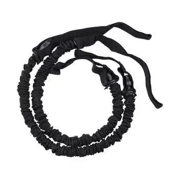 2pcs Tpr Roller Pull Rope Stretchable Waist Abdominal Exercise Fitness Resistance Bands Slimming чёрный