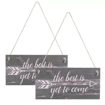 2 шт. Уникальная подвесная доска-табличка с узором из английских букв для украшения двери дома, кофейни