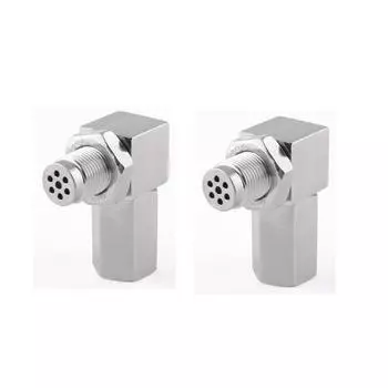 2Pcs Universal Oxygen Sensor Extender 90 Degree 02 Bung Extension Catalytic Converter O2 Oxygen Sensor Spacer