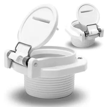 2Pcs W400BWHP Free Rotation Pool Vacuum Adapter Safety Wall Accessories Free Rotating Vacuum Lock for Pool Suction Cleaners CHINA