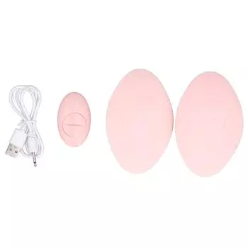 2pcs Wireless Lactation Massager 10 Vibration Levels Rechargeable Portable Remote Control Lactation