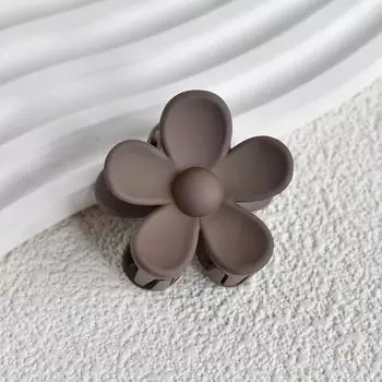 2pcs Women s Fashionable Hair Clips Cute Mini Flower Shaped Frosted Hair Claw Clips Girl s Sweet Headwear Styling Accessories