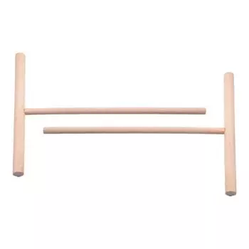 2PCS Wooden Rake Round Batter Pancake Crepe Spreader Home Kitchen Tool DIY Tools
