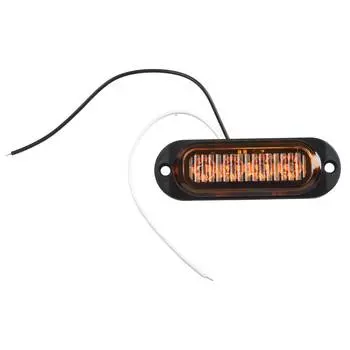 2pcs Yellow LED Side Marker Clearance Light Lamp Indicator Truck Trailer 24V 12V Truck Trailer Caravans RV Orange Indicator Lamp CHINA