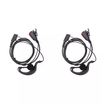 2Pin Walkie Talkie Гарнитура Конфиденциальность Наушники Наушники для Двусторонней Радиосвязи