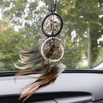 2Sbuck Mini Peacock Car Dream Catcher 2 шт. Набор, корейские аксессуары для автомобилей