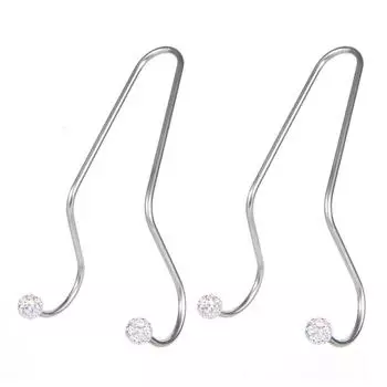 2SETS Car Seat Hook Hook Multi-color Universal Stainless Steel Car Interior Accessories Car Metal Hook Durable Multifunctional