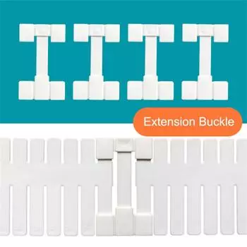 2SETS Fixed Clip Drawer Storage Clapboard Storage Clapboard Free Combination Partition Drawer Divider Accessory Extender