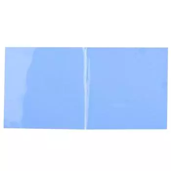 2шт 100мм x 100мм x 1мм радиатор охлаждения чипа ЦП теплопроводящая силиконовая прокладка